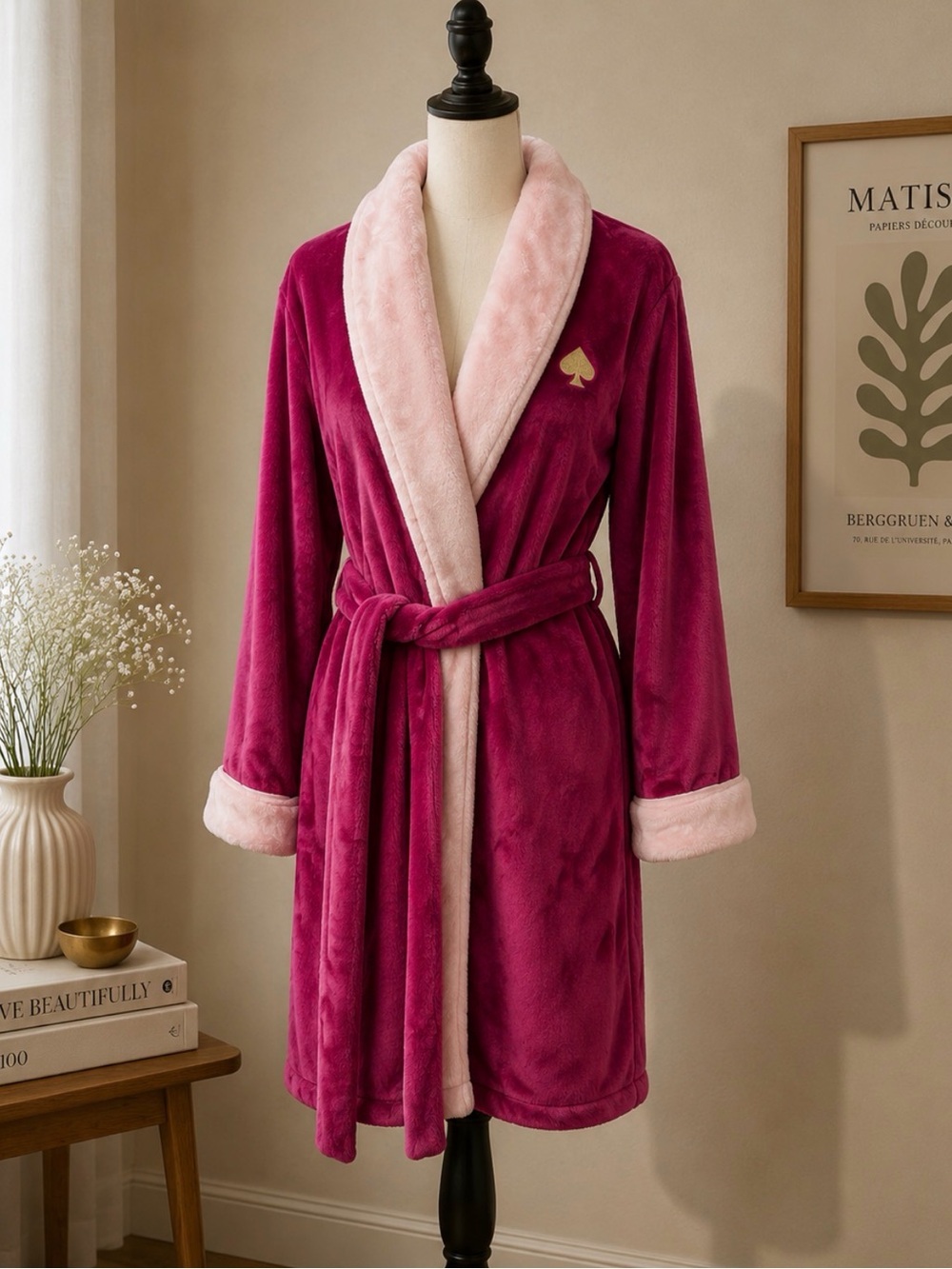 Kate Spade Fuchsia Plush Fabric